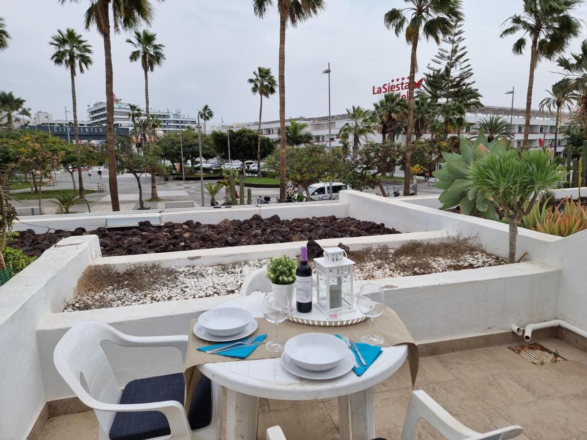 Duplex Apartment Vistamar, Sea-View, Heated Pool In Parque Santiago 2, Wifi Playa de las Americas  Bagian luar foto