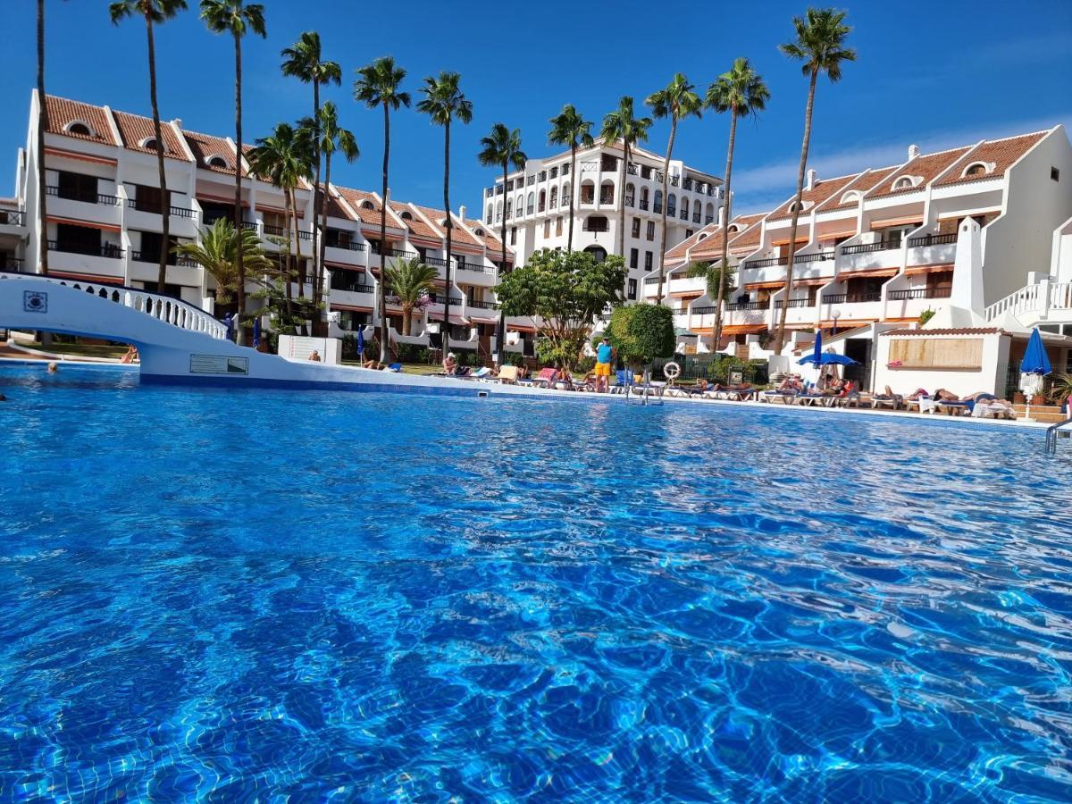Duplex Apartment Vistamar, Sea-View, Heated Pool In Parque Santiago 2, Wifi Playa de las Americas  Bagian luar foto