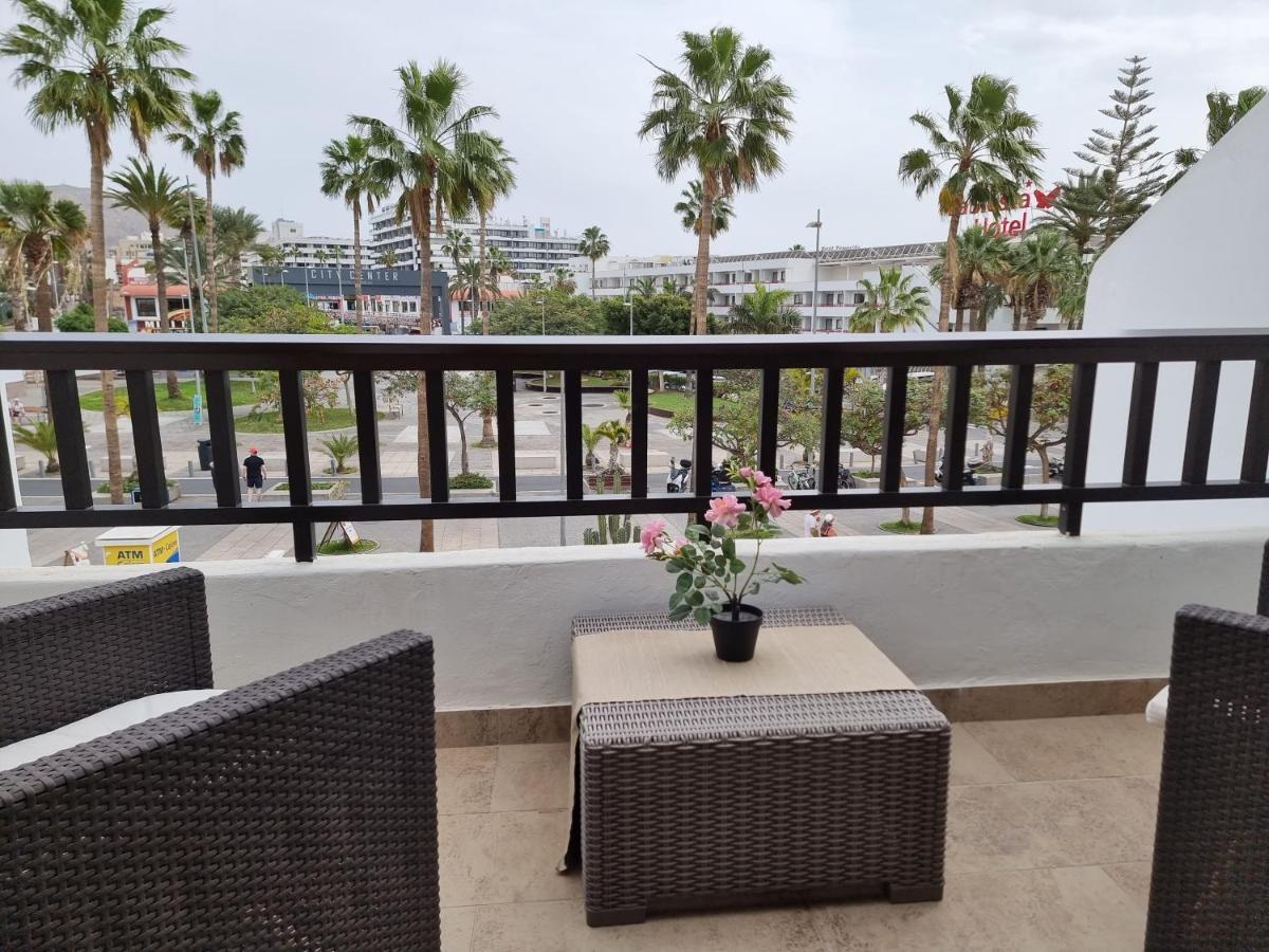 Duplex Apartment Vistamar, Sea-View, Heated Pool In Parque Santiago 2, Wifi Playa de las Americas  Bagian luar foto
