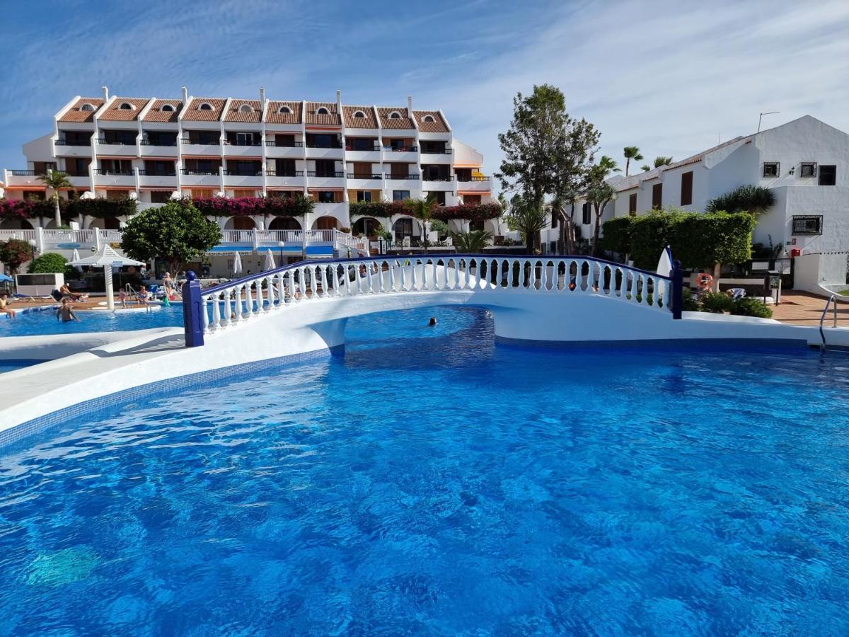Duplex Apartment Vistamar, Sea-View, Heated Pool In Parque Santiago 2, Wifi Playa de las Americas  Bagian luar foto