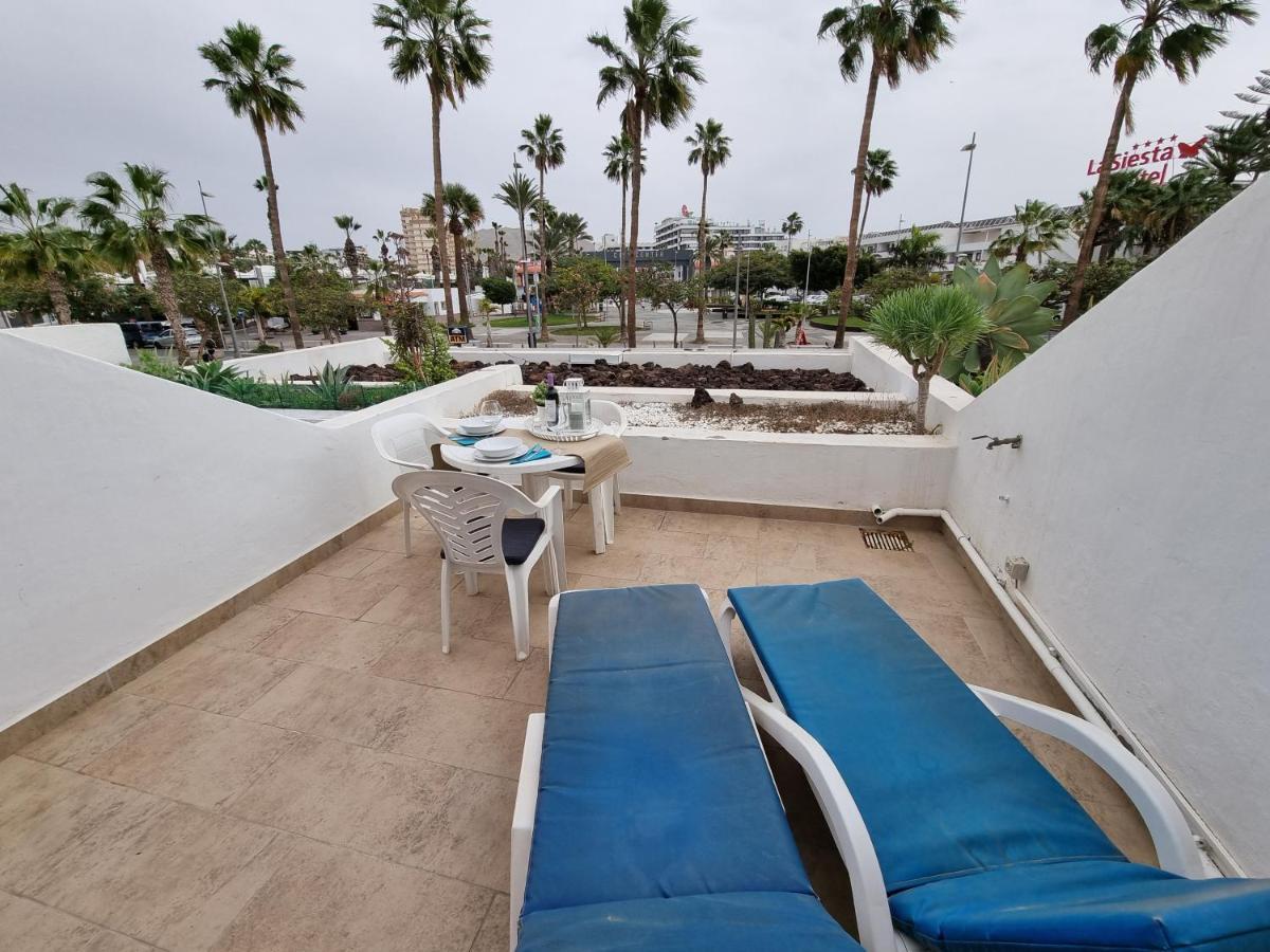 Duplex Apartment Vistamar, Sea-View, Heated Pool In Parque Santiago 2, Wifi Playa de las Americas  Bagian luar foto