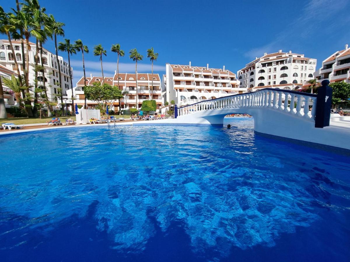 Duplex Apartment Vistamar, Sea-View, Heated Pool In Parque Santiago 2, Wifi Playa de las Americas  Bagian luar foto