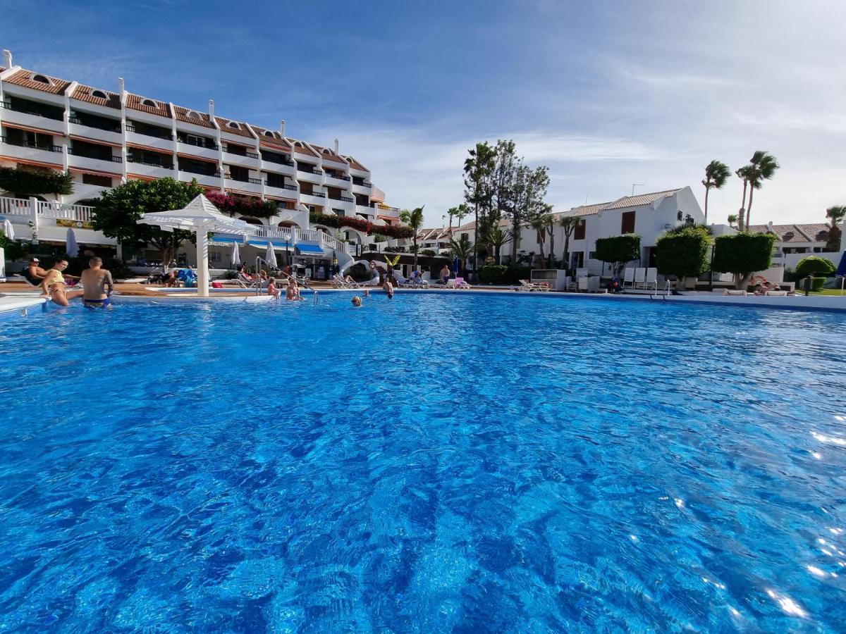 Duplex Apartment Vistamar, Sea-View, Heated Pool In Parque Santiago 2, Wifi Playa de las Americas  Bagian luar foto